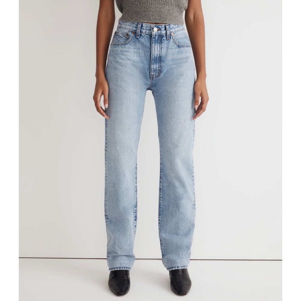 Madewell Blue Straight Leg Jeans Timeless Style